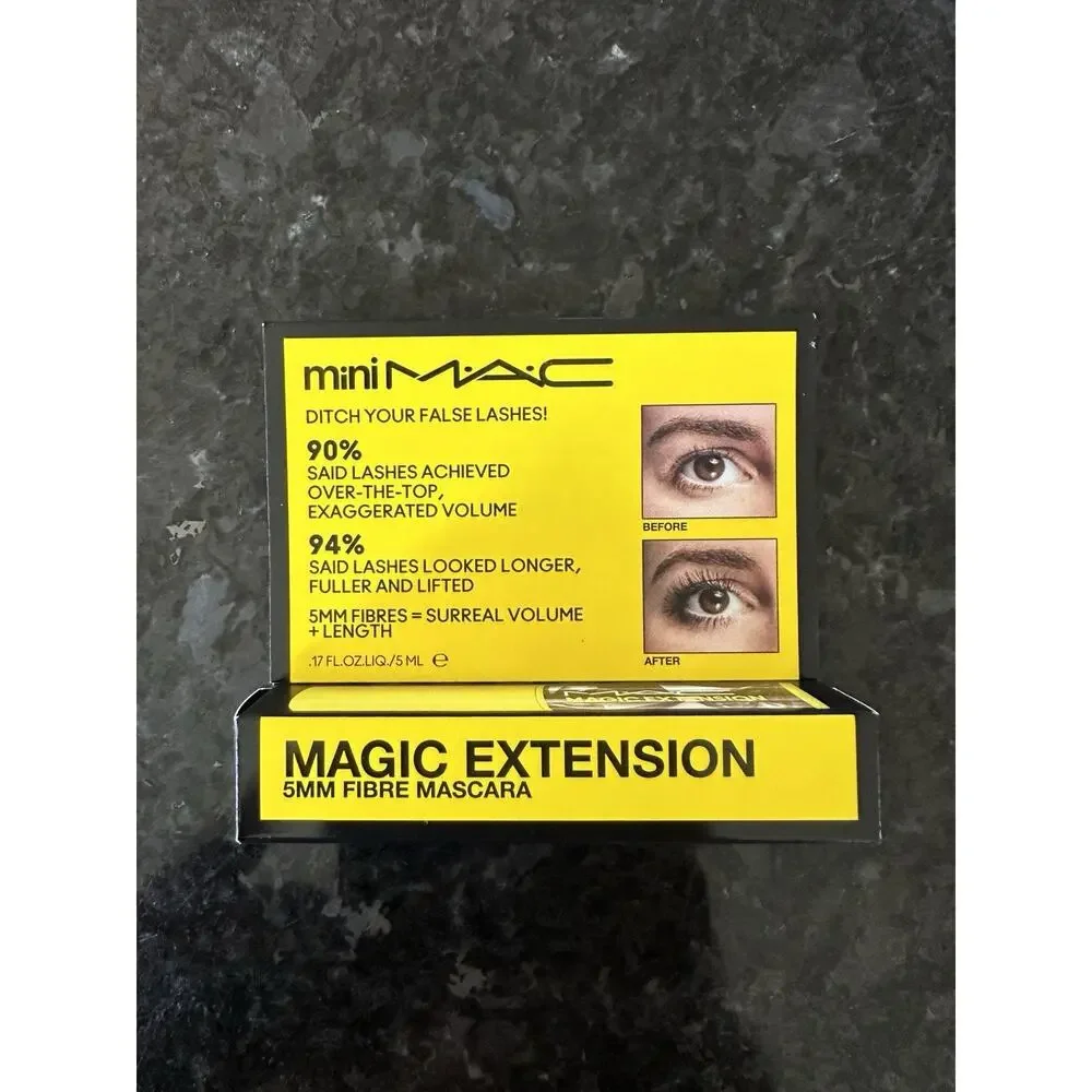 MAC Magic Extension 5MM Fibre Mascara .17fl oz/5ml -MINI NIB